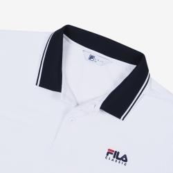 Fila Golf Pq Karati - Miesten Poolopaita - Valkoinen | FI-39105